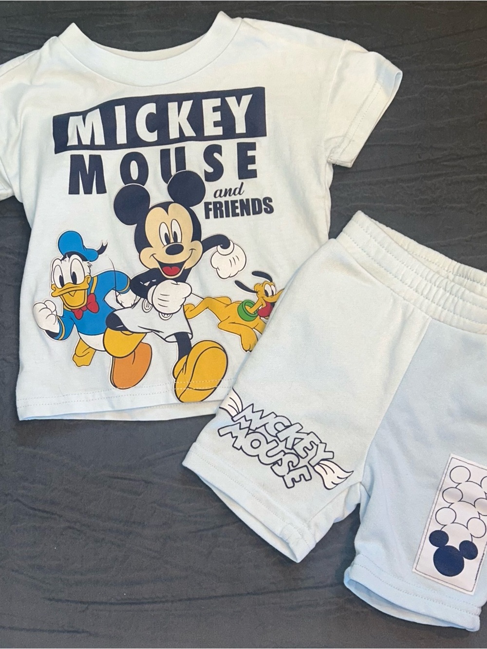 Disney Mickey Mouse Light Blue Kids Set